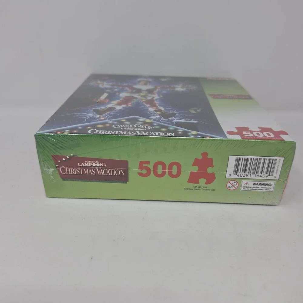 Chevy Chase National Lampoon's Christmas Vacation Aquarius 500 pc Puzzle NEW